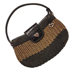 Brighton Woven Raffia Small Hand Bag